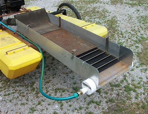 diy fine gold sluice box expaned metal|best sluice box for creeks.